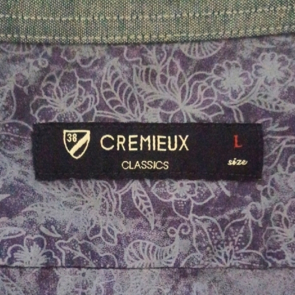 Daniel Cremieux Blue Casual Button Down Shirt  L - Picture 4 of 8